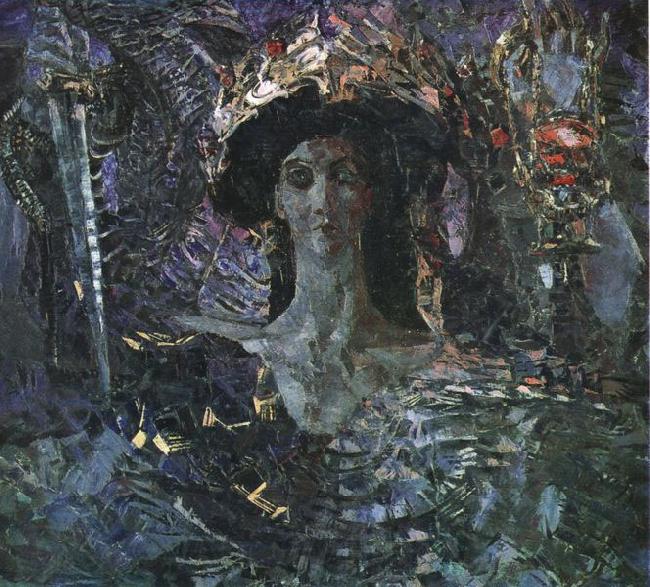Mikhail Vrubel Six winged Seraph Norge oil painting art